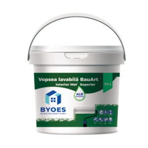 Vopsea lavabilă interior Mat alb Superior BYOES